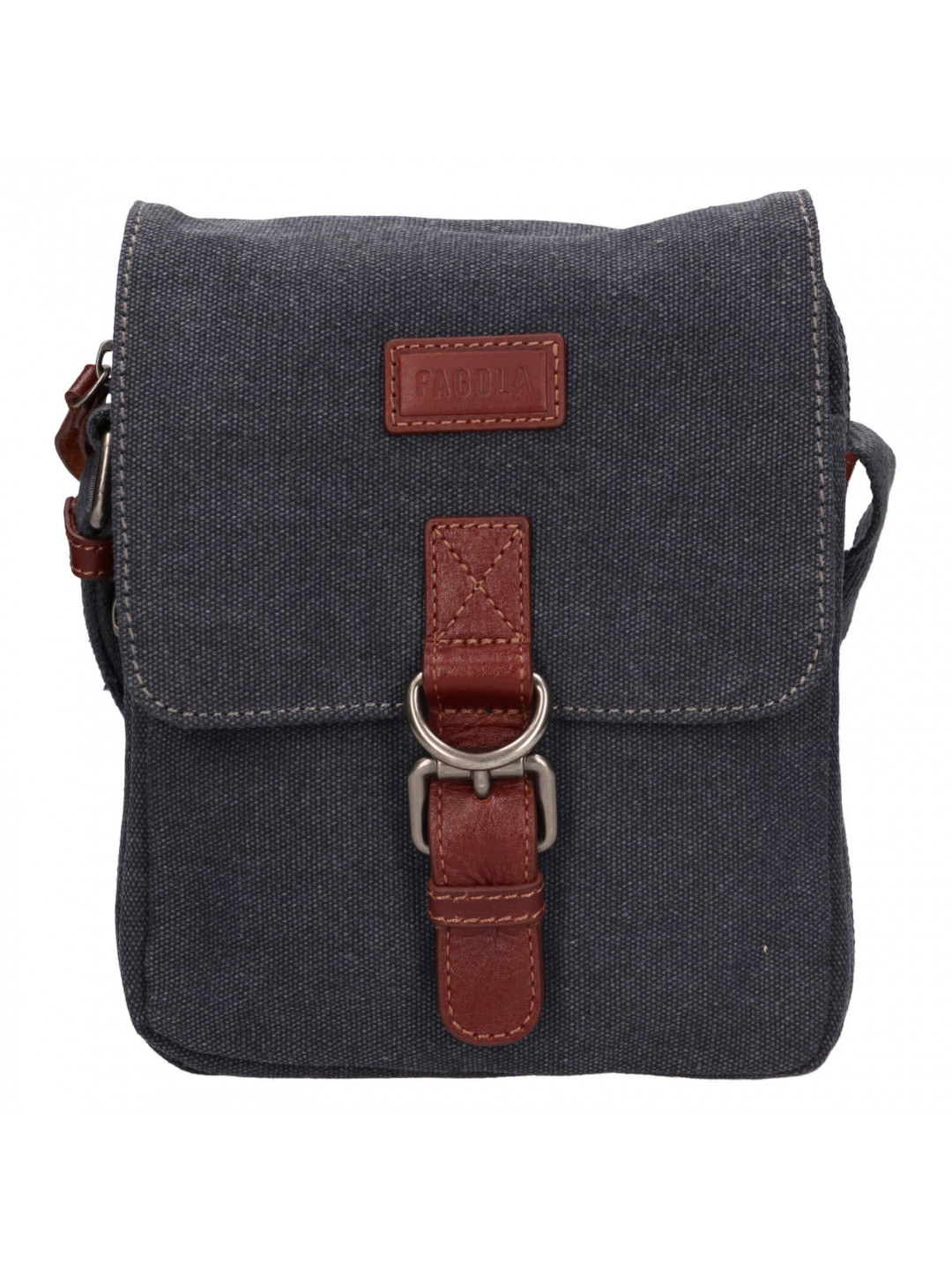 Pánská taška přes rameno Fagola Paule – modro-šedá